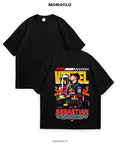 Футболка F1 Vettel - shop_name Чорний
