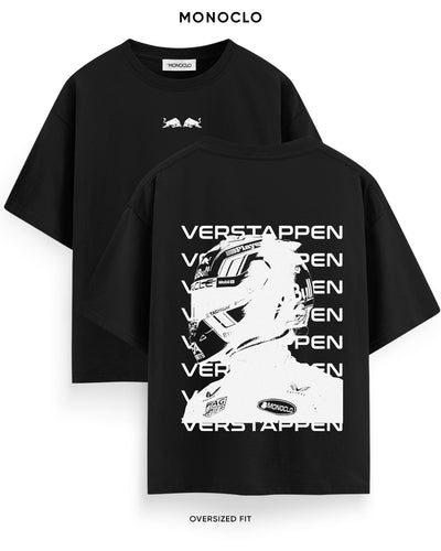 Футболка Formula 1 Monoclo Max Verstappen -Verso – Чорний