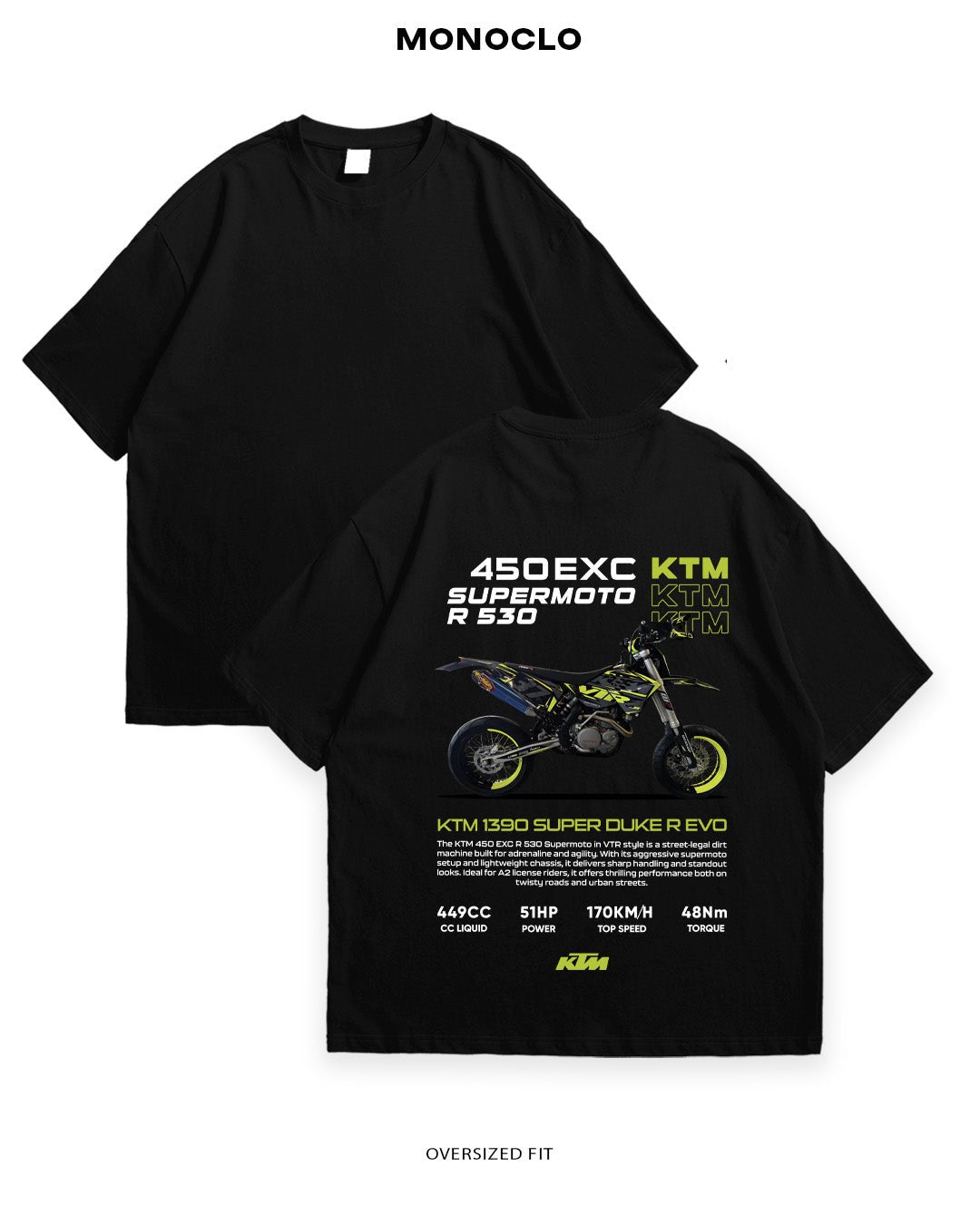 Футболка KTM 450 EXC Supermoto R530 - MONOCLO UA