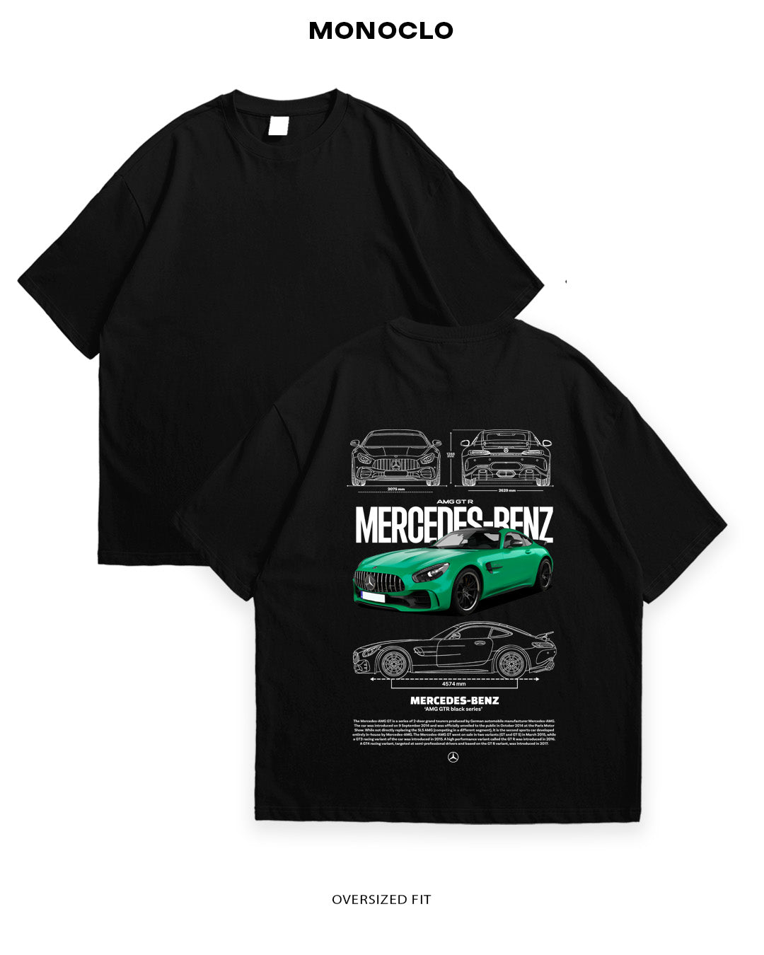 Футболка Mercedes - AMG GT R - MONOCLO UA