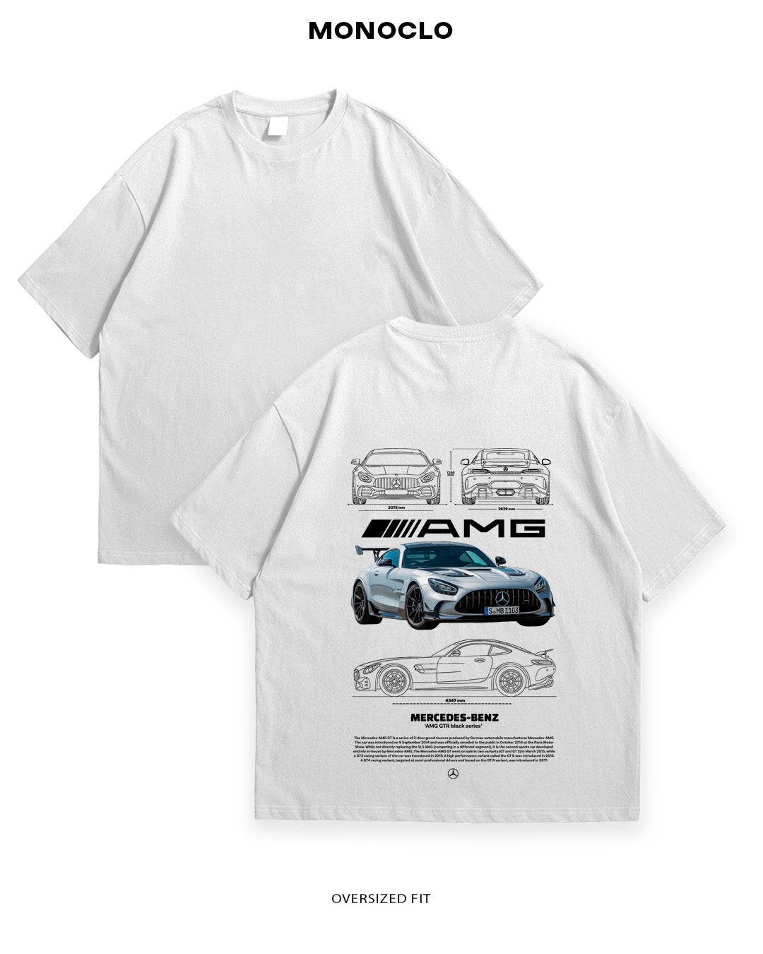 Футболка Mercedes - Benz AMG GT Black Series - MONOCLO UA