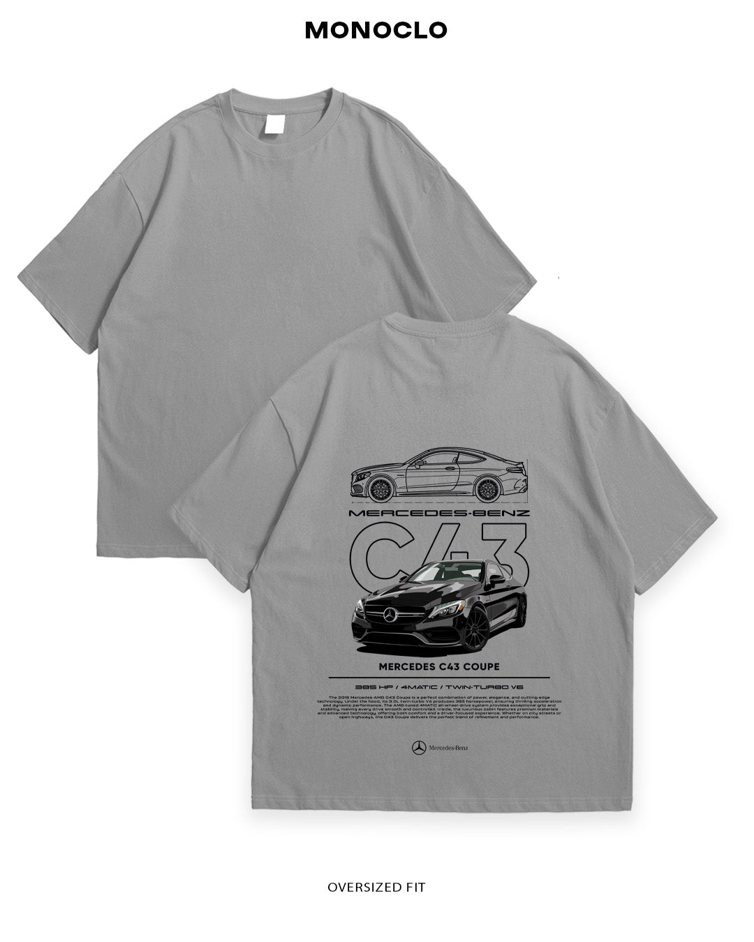 Футболка Mercedes - Benz C43 Coupe - MONOCLO UA