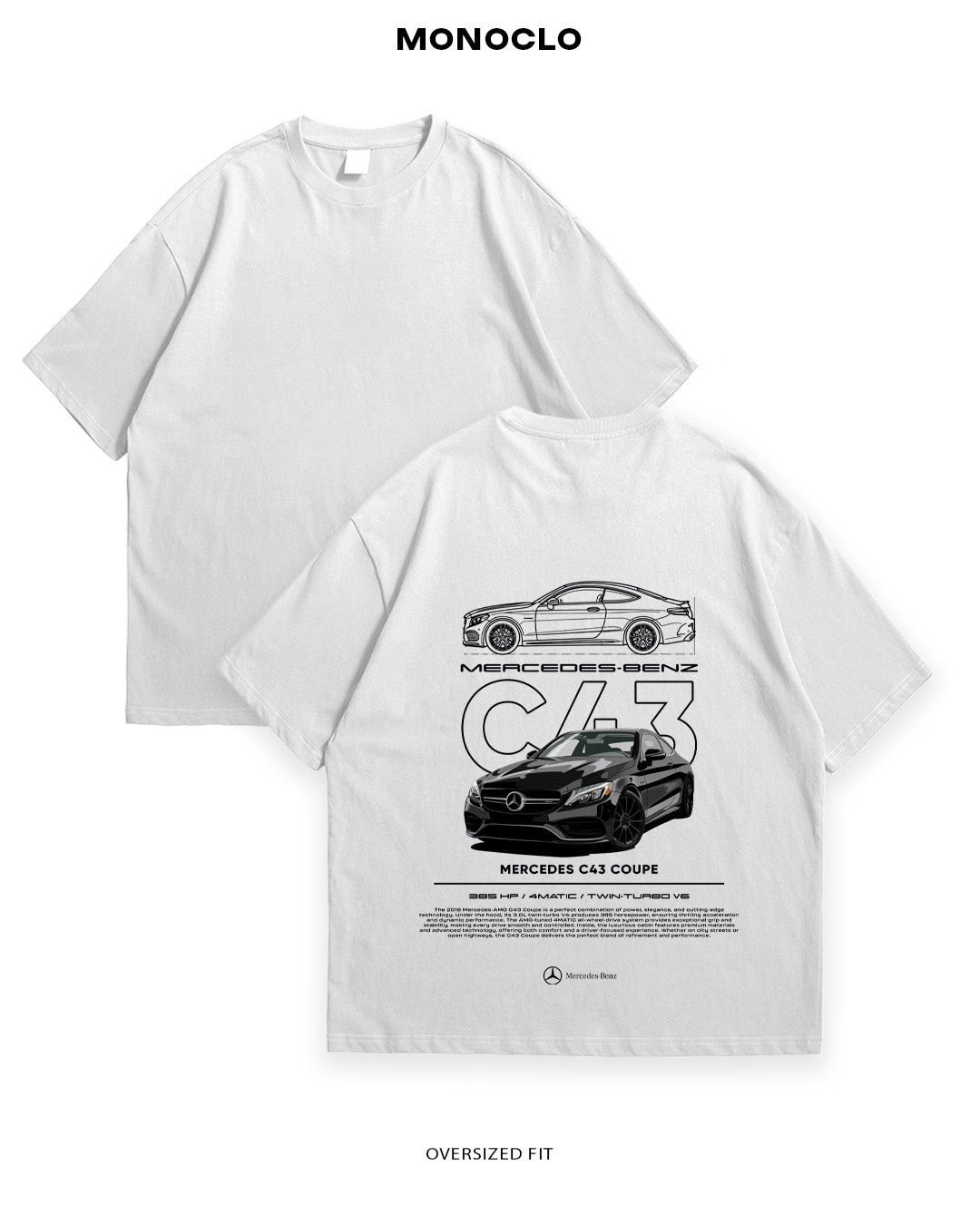 Футболка Mercedes - Benz C43 Coupe - MONOCLO UA