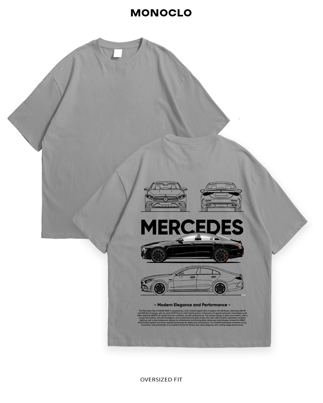 Футболка Mercedes - Benz CLS450 W257 - MONOCLO UA