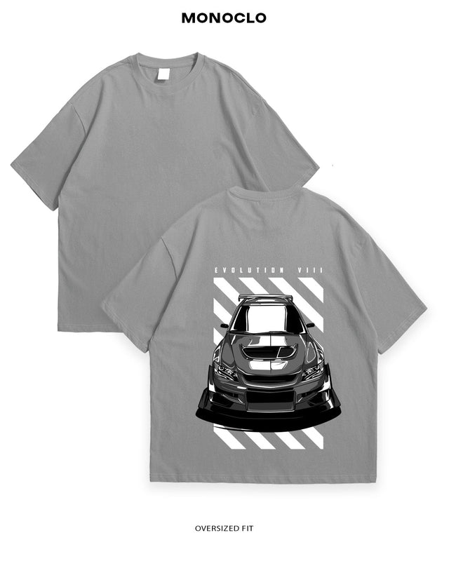 Футболка Mitsubishi Evo 7 - shop_name Графітовий