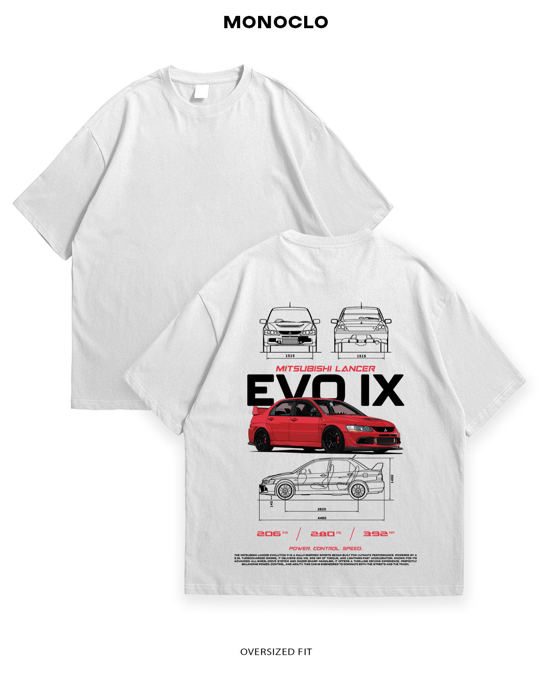 Футболка Mitsubishi Evo 9 - MONOCLO UA