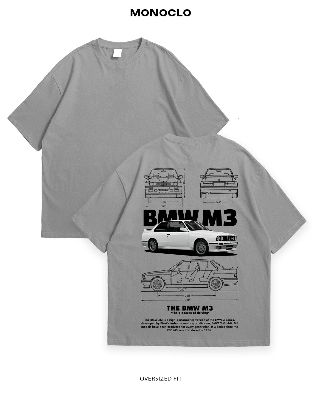 Футболка Monclo BMW E30 2 - MONOCLO UA