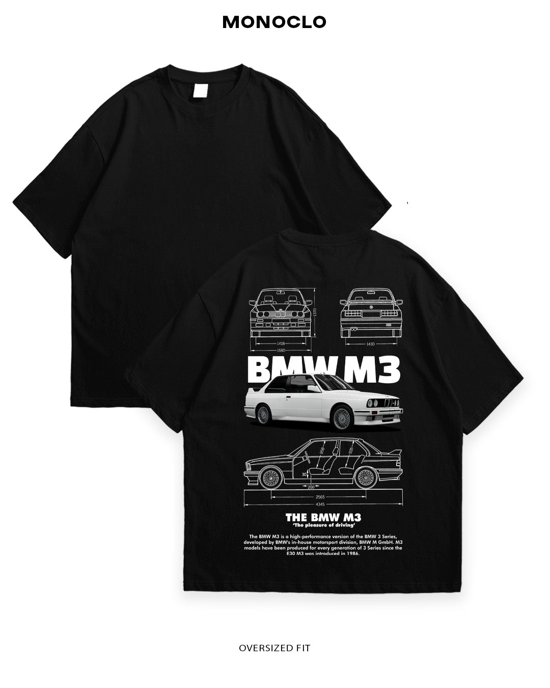 Футболка Monclo BMW E30 2 - MONOCLO UA