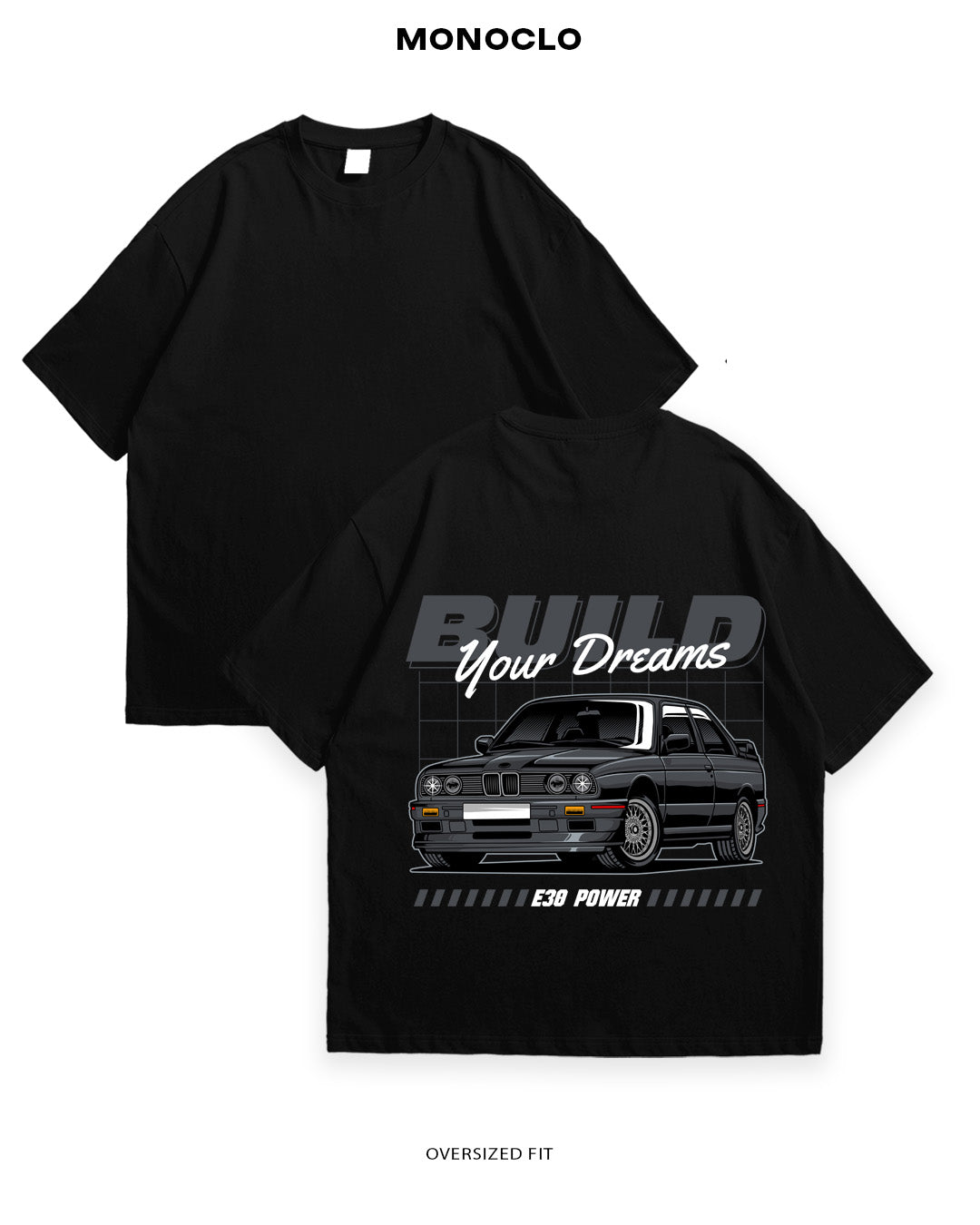 Футболка Monclo BMW E30 BUILD - MONOCLO UA
