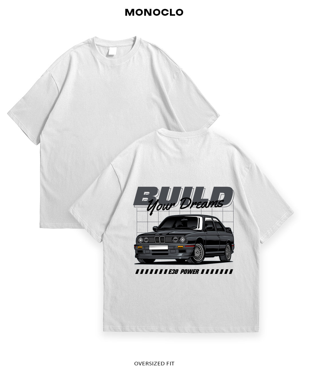 Футболка Monclo BMW E30 BUILD - MONOCLO UA