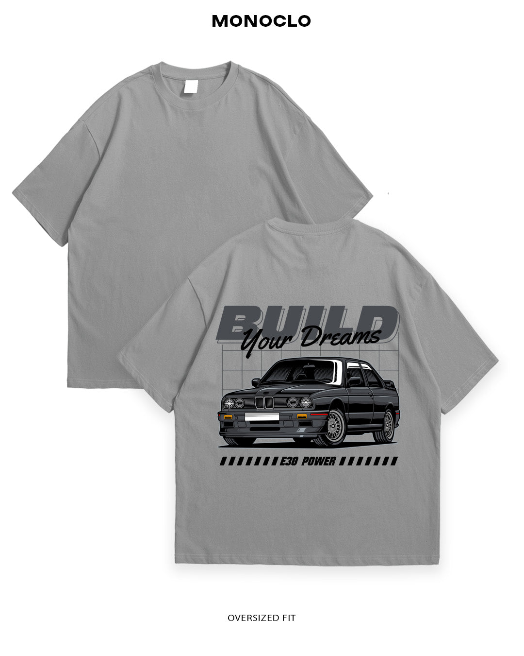 Футболка Monclo BMW E30 BUILD - MONOCLO UA