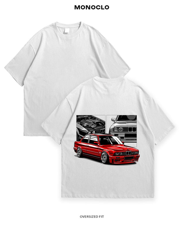 Футболка Monclo BMW E30 CHERRY - MONOCLO UA