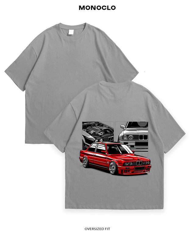 Футболка Monclo BMW E30 CHERRY - MONOCLO UA