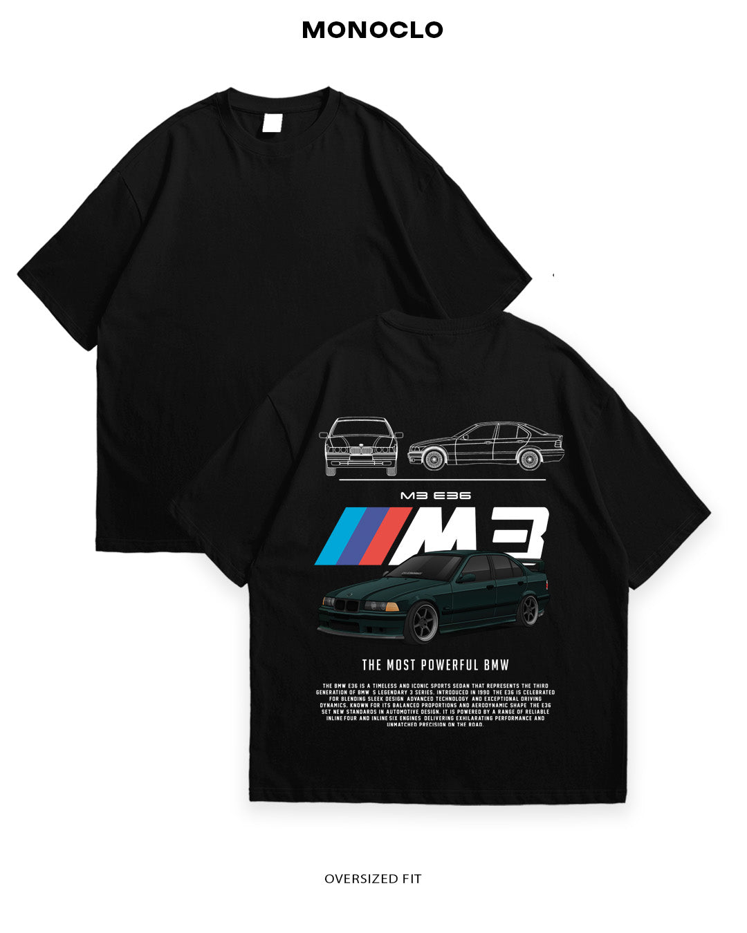 Футболка Monclo BMW M3 E36 St - MONOCLO UA