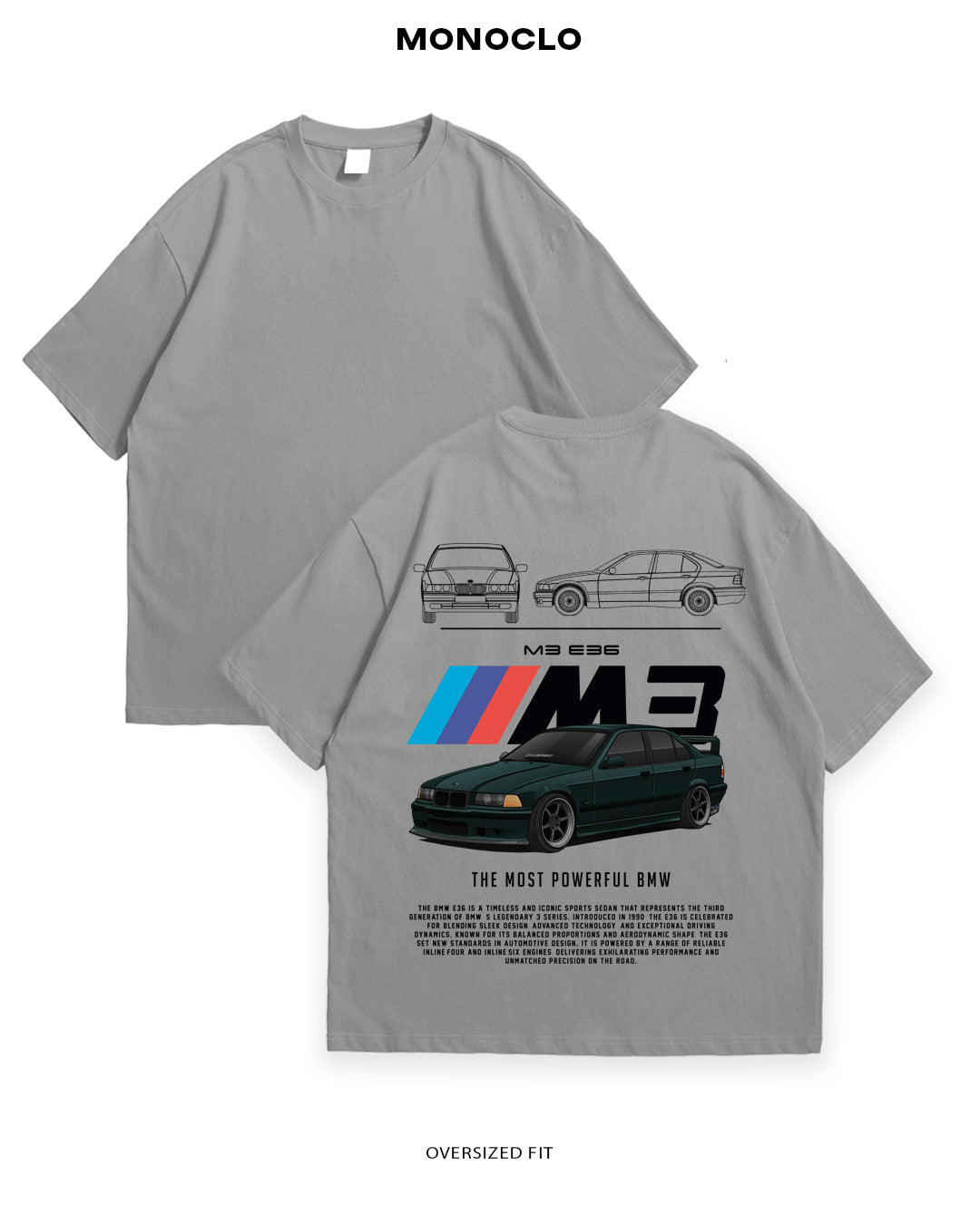 Футболка Monclo BMW M3 E36 St - MONOCLO UA