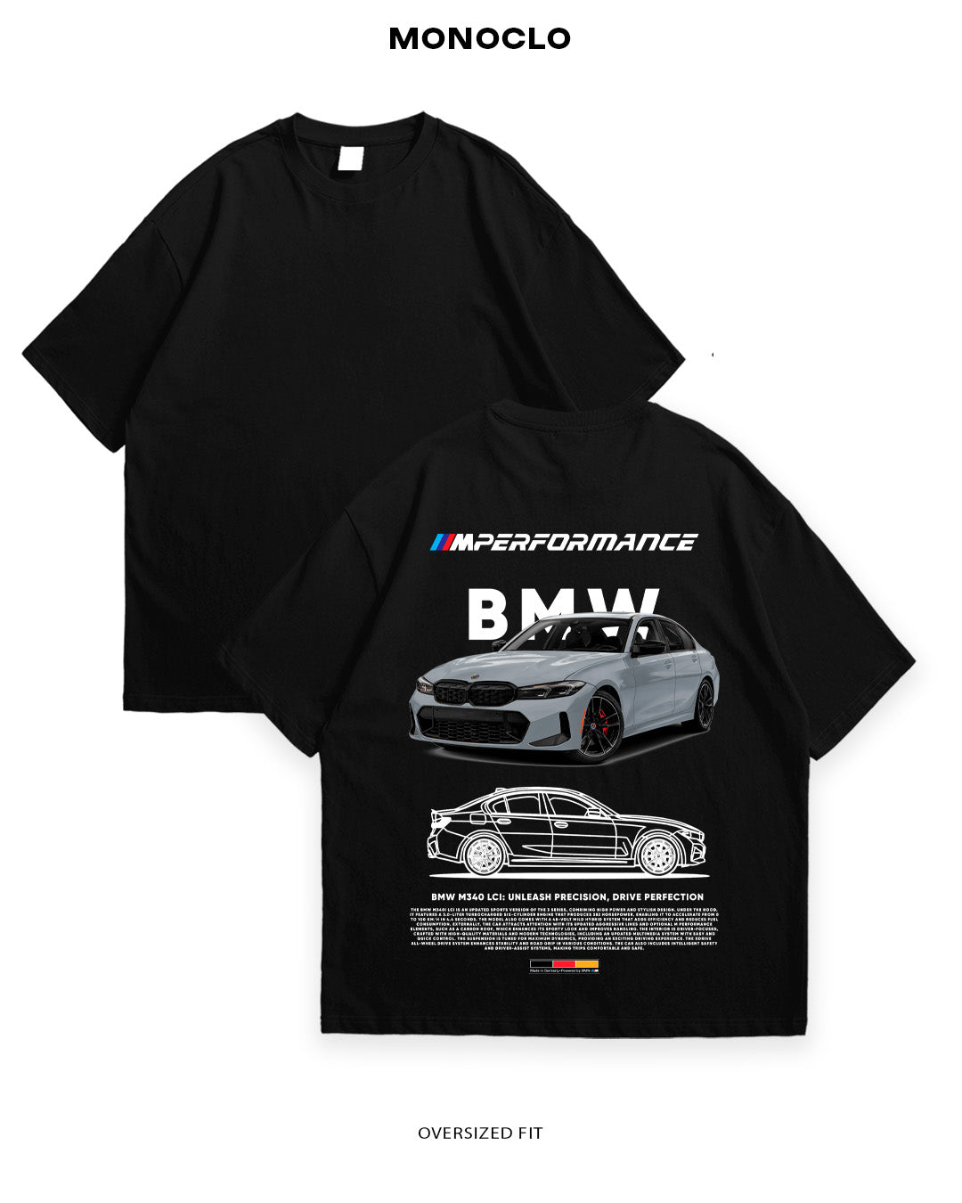Футболка Monclo BMW M340i - MONOCLO UA