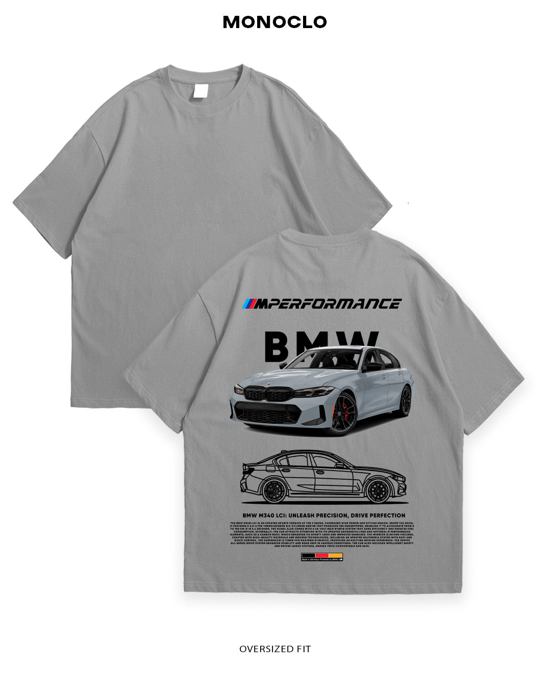 Футболка Monclo BMW M340i - MONOCLO UA