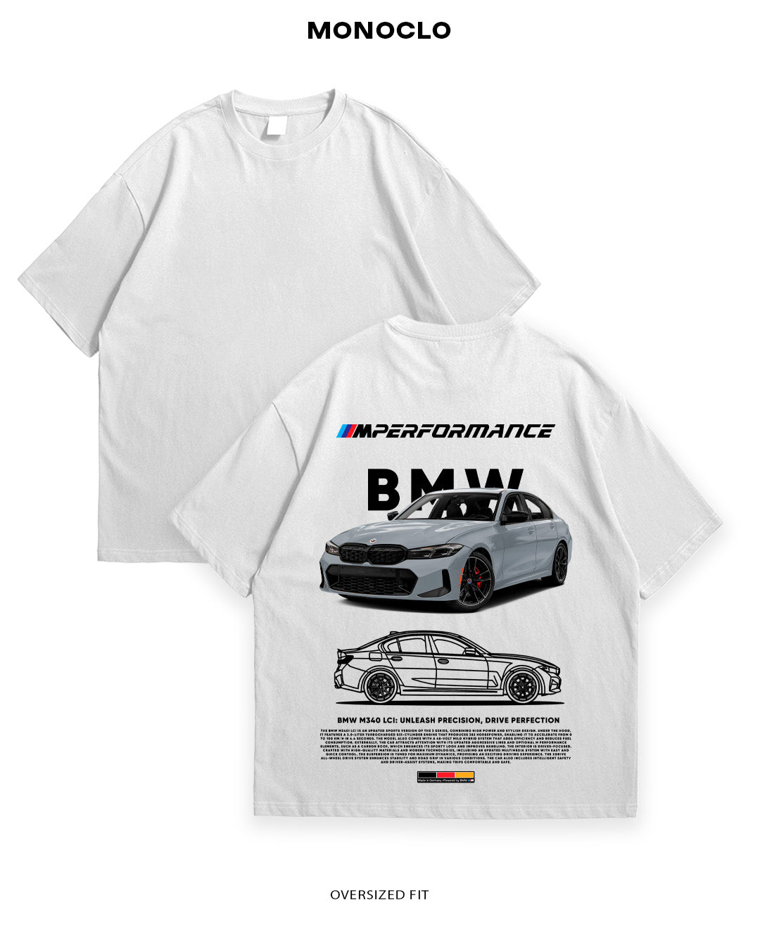 Футболка Monclo BMW M340i - MONOCLO UA