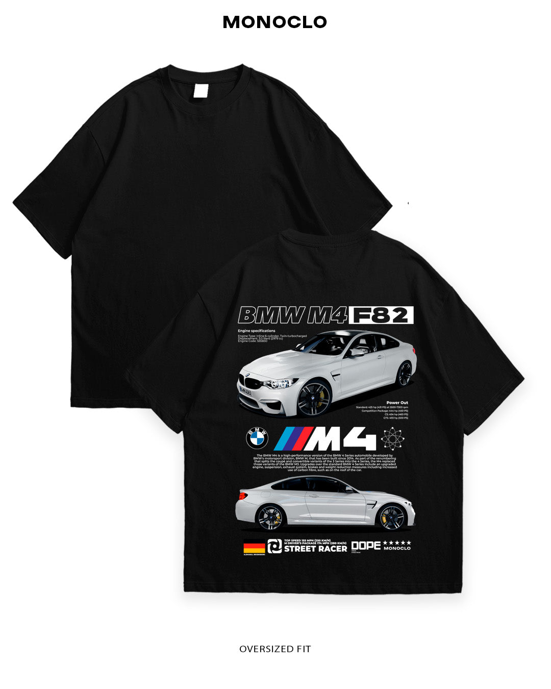Футболка Monclo BMW M4 F82 SNT - MONOCLO UA