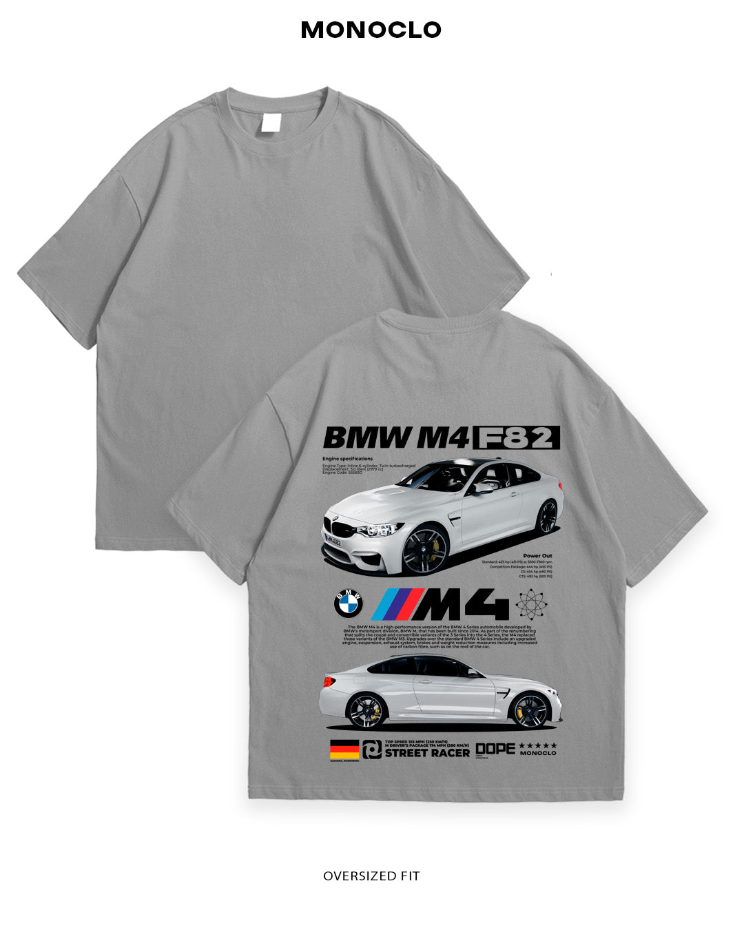 Футболка Monclo BMW M4 F82 SNT - MONOCLO UA