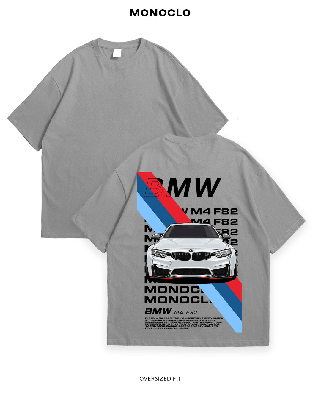Футболка Monclo BMW M4 F82 Stripes - MONOCLO UA