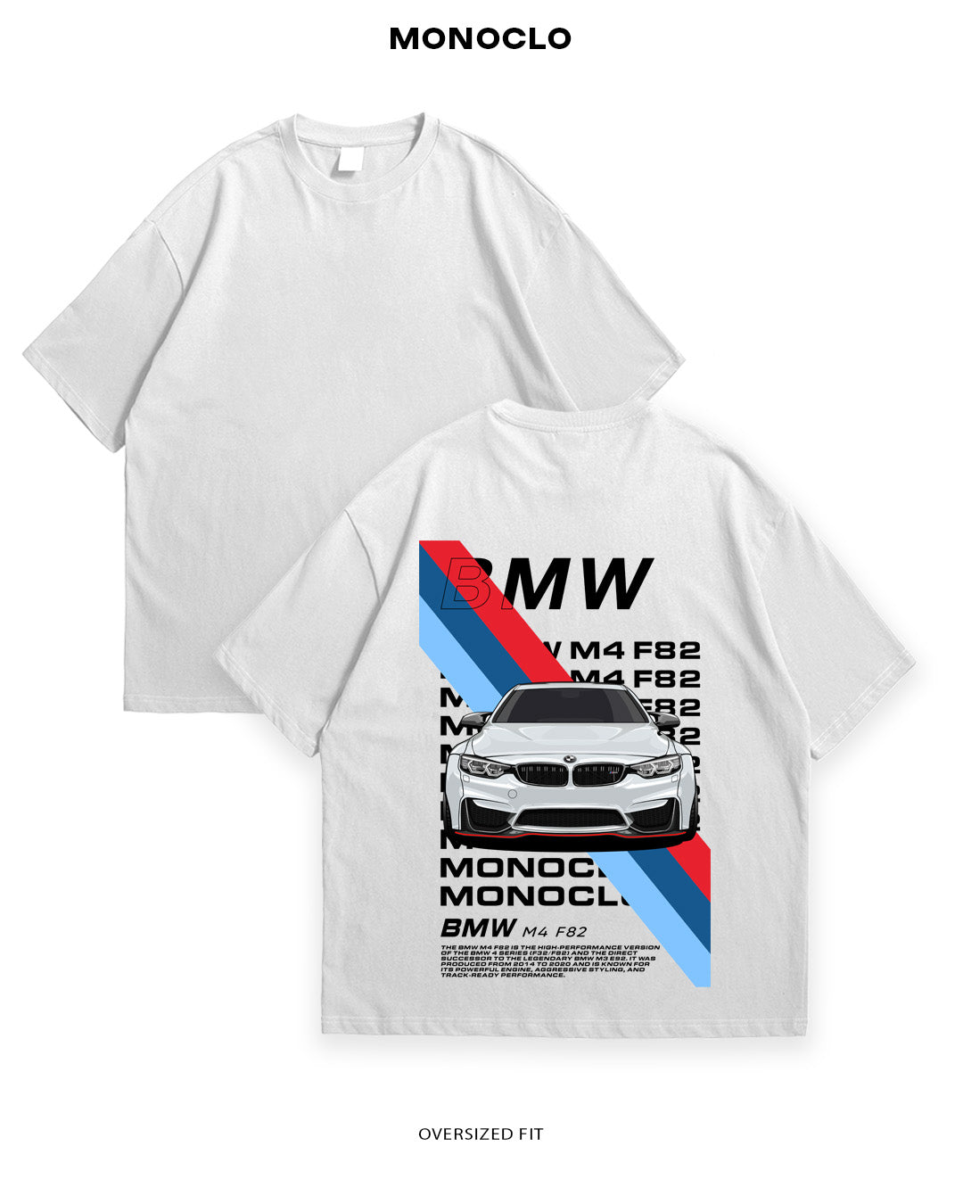 Футболка Monclo BMW M4 F82 Stripes - MONOCLO UA