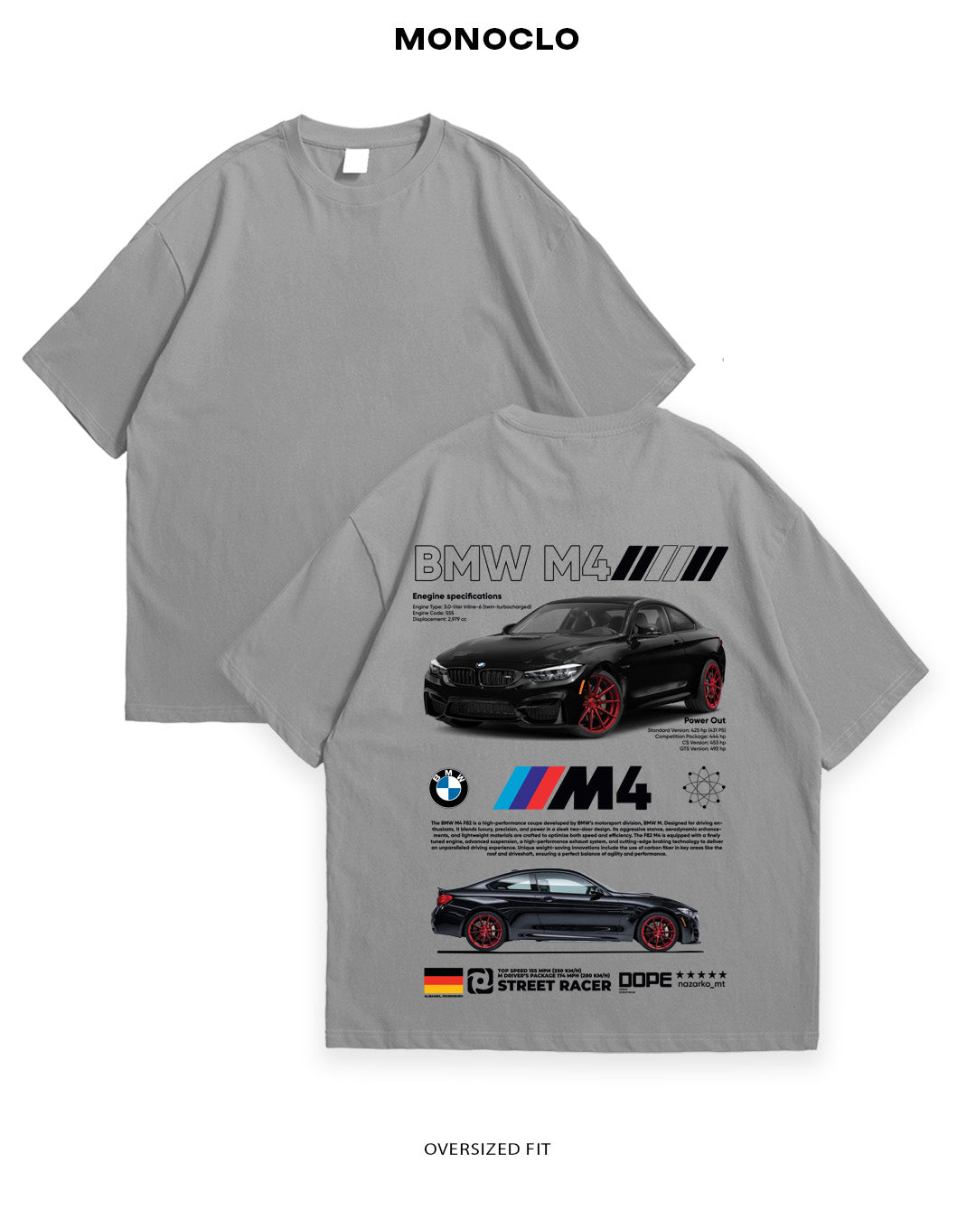 Футболка Monclo BMW M4 Night - MONOCLO UA