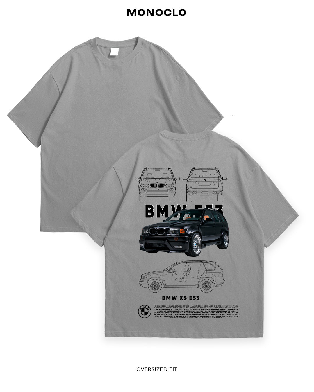 Футболка Monclo BMW X5 E53 - MONOCLO UA