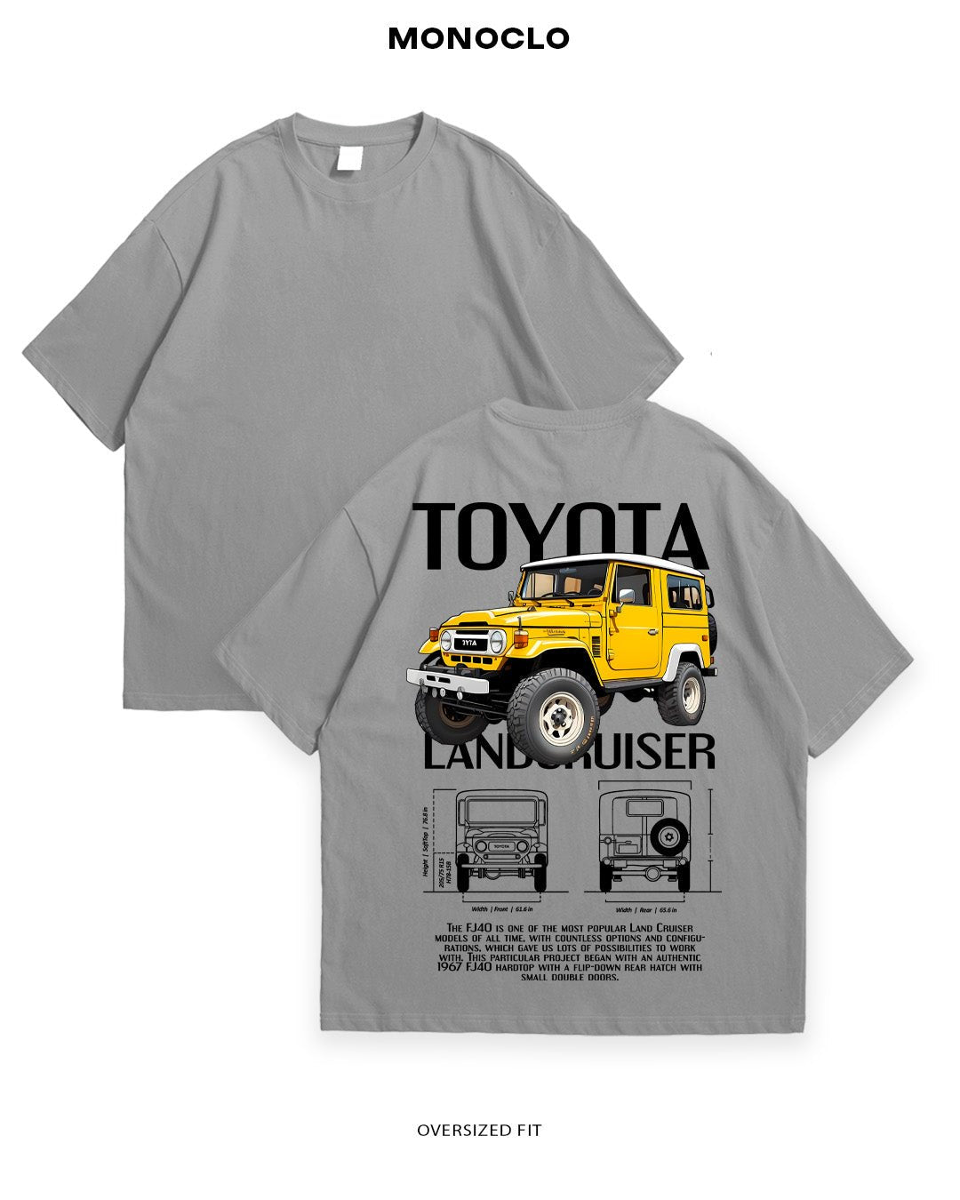 Футболка Monclo Land Cruiser FJ40 - MONOCLO UA