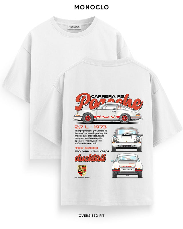 Футболка Monclo Porsche Carrera - shop_name Білий