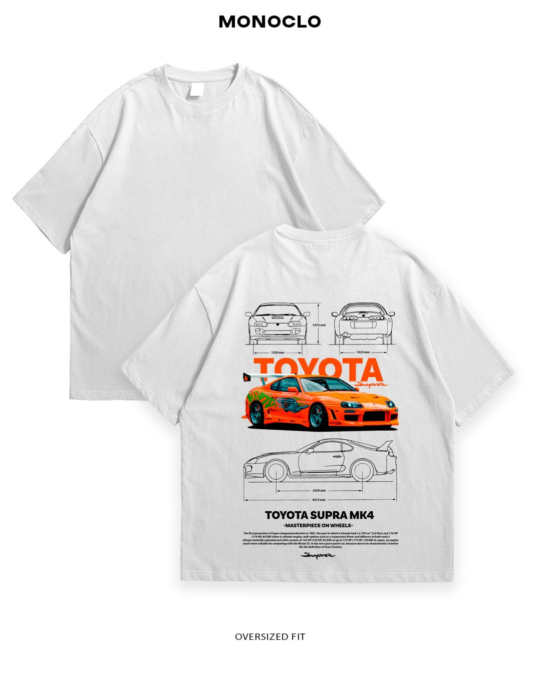 Футболка Monclo Supra MK4 Orange - MONOCLO UA