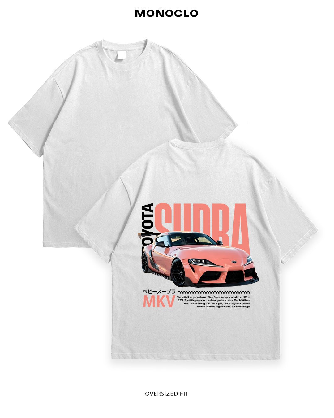 Футболка Monclo Supra MK4 Pink - MONOCLO UA