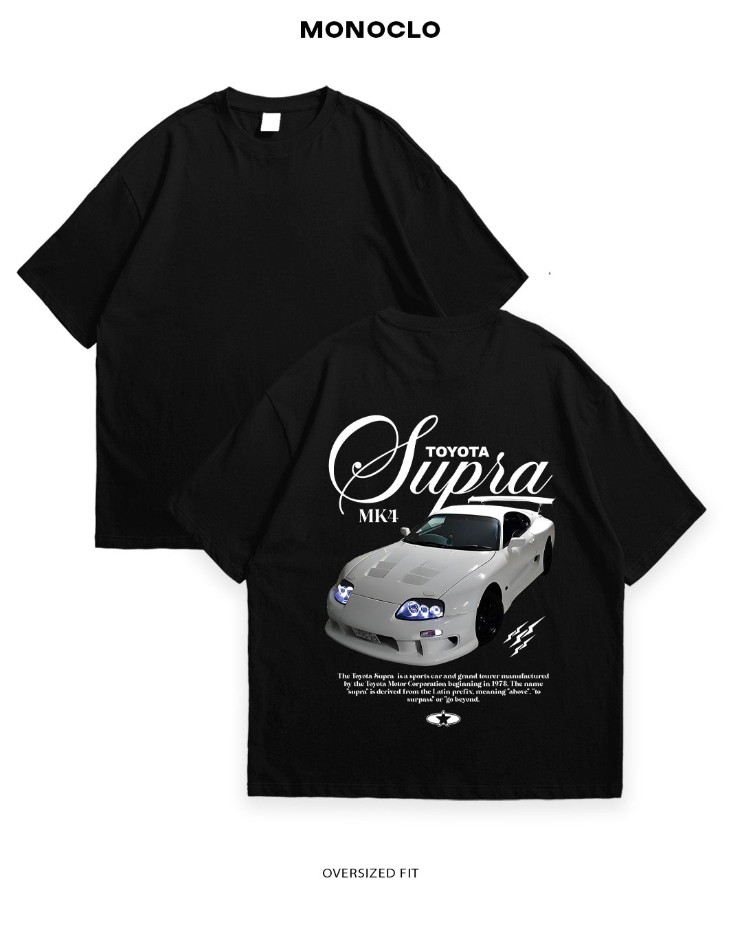 Футболка Monclo Supra MK4 White - MONOCLO UA