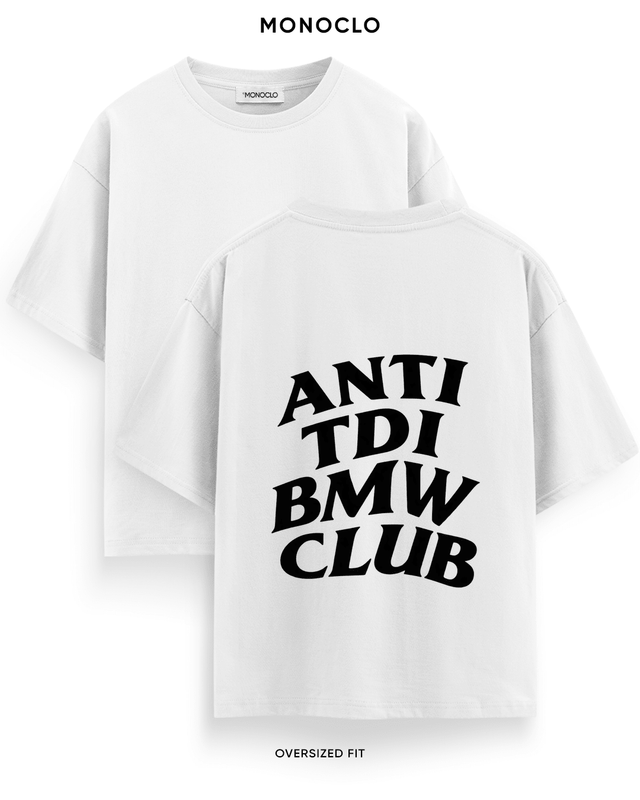 Футболка Monoclo Anti TDI BMW Club – Білий