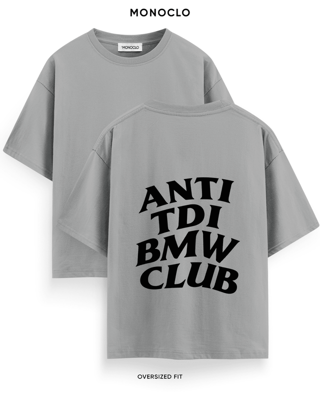 Футболка Monoclo Anti TDI BMW Club – Сірий