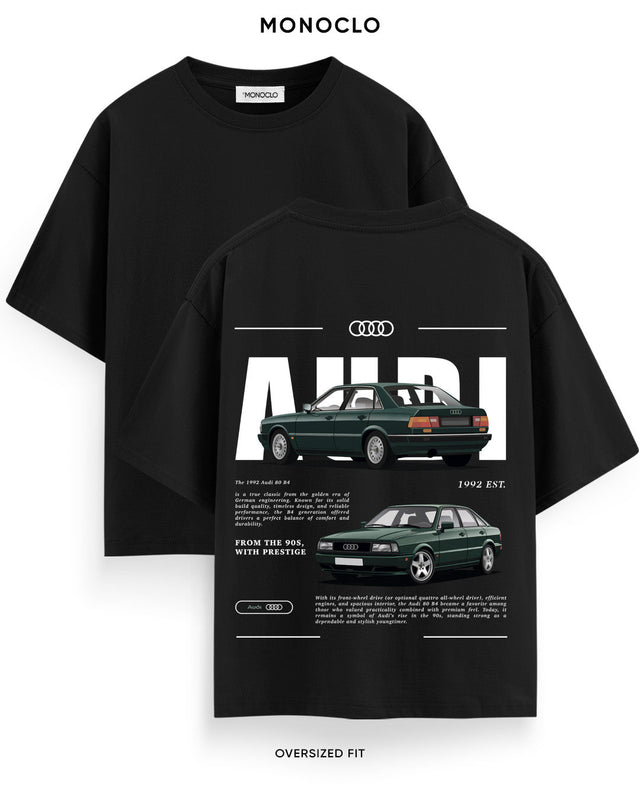Футболка Monoclo Audi 80 B4 - shop_name Чорний