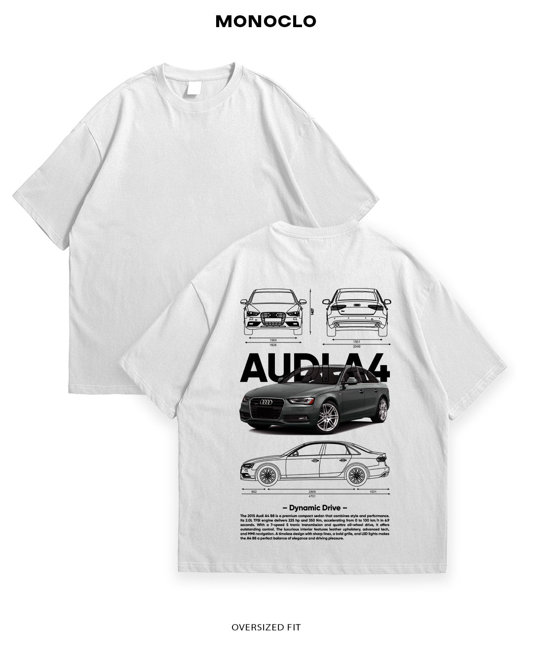Футболка Monoclo Audi A4 B8 - MONOCLO UA