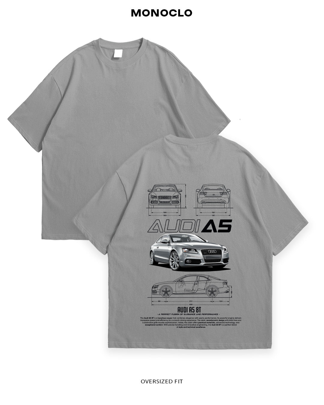 Футболка Monoclo Audi A5 8T - MONOCLO UA