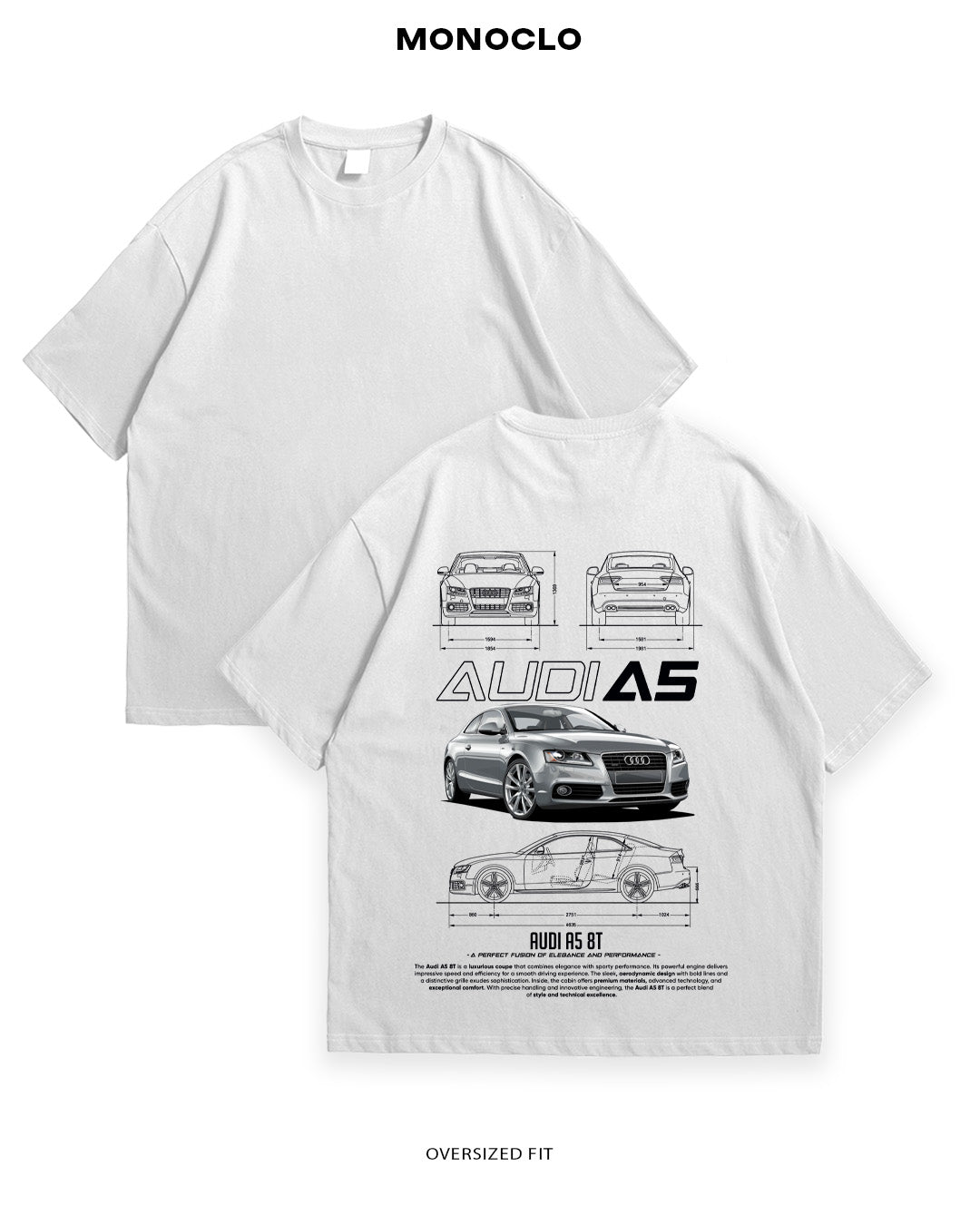 Футболка Monoclo Audi A5 8T - MONOCLO UA