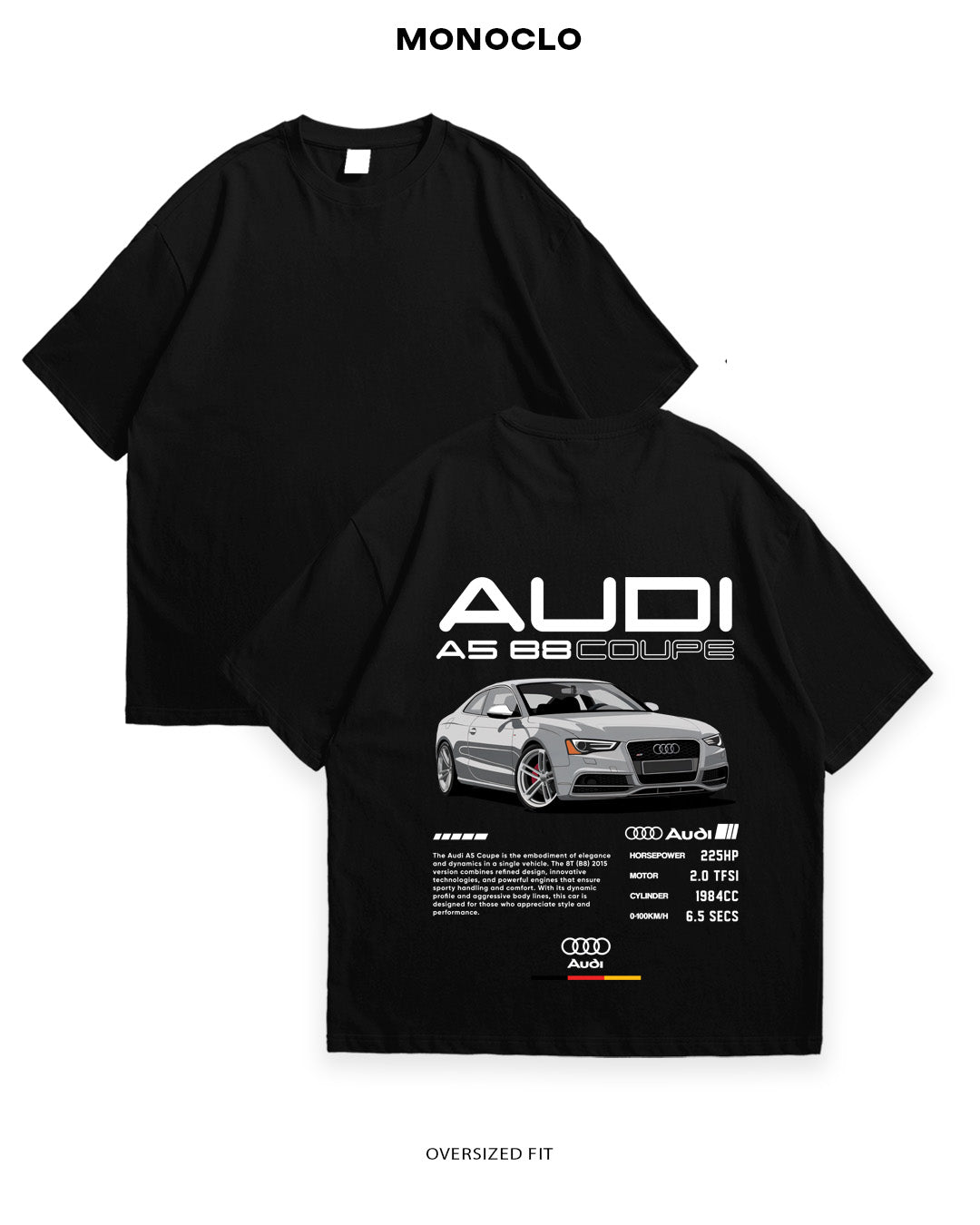 Футболка Monoclo Audi A5 B8 Coupe - MONOCLO UA