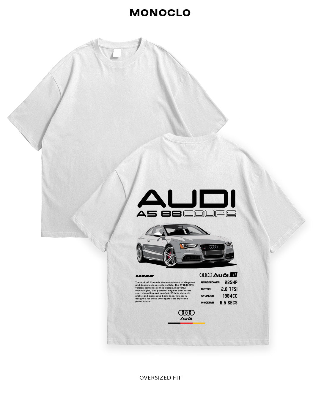 Футболка Monoclo Audi A5 B8 Coupe - MONOCLO UA