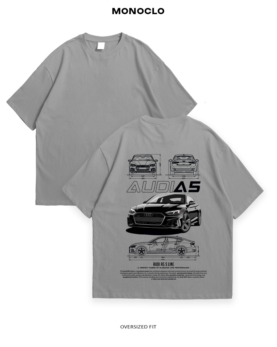 Футболка Monoclo Audi A5 S Line - MONOCLO UA