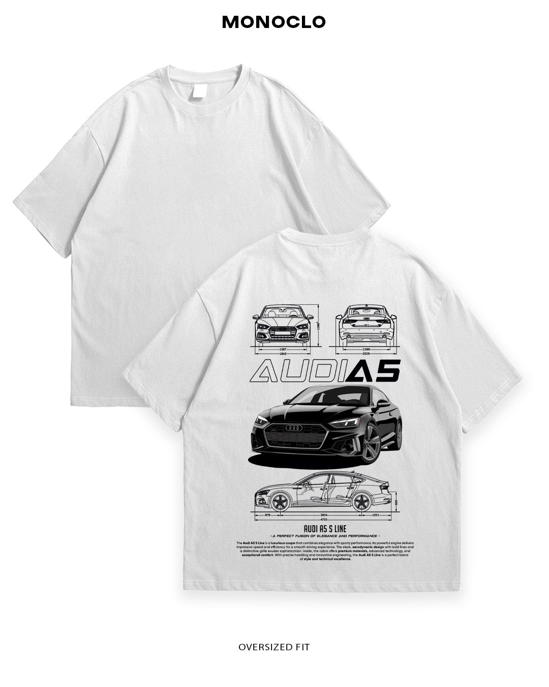 Футболка Monoclo Audi A5 S Line - MONOCLO UA