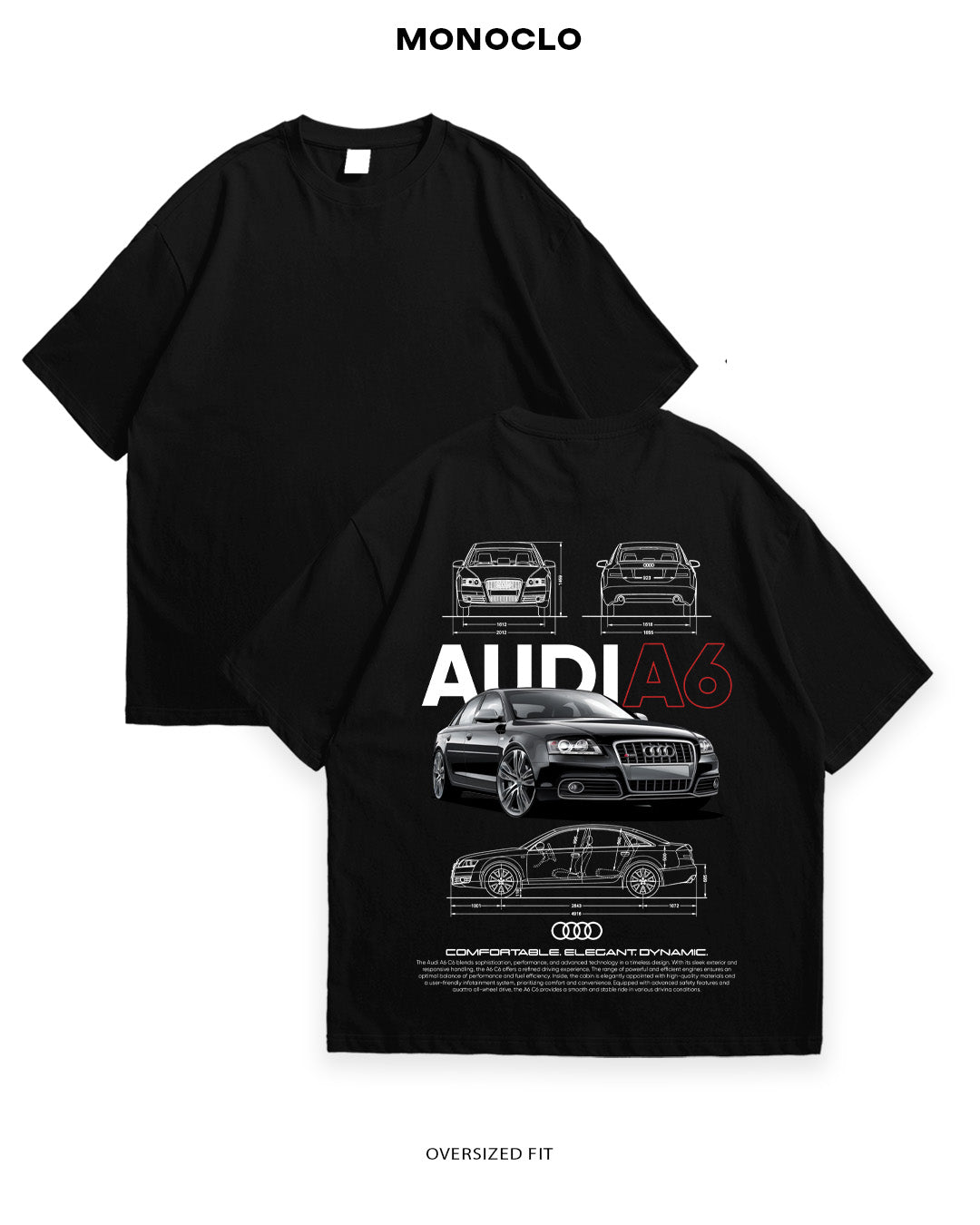 Футболка Monoclo Audi A6 - MONOCLO UA