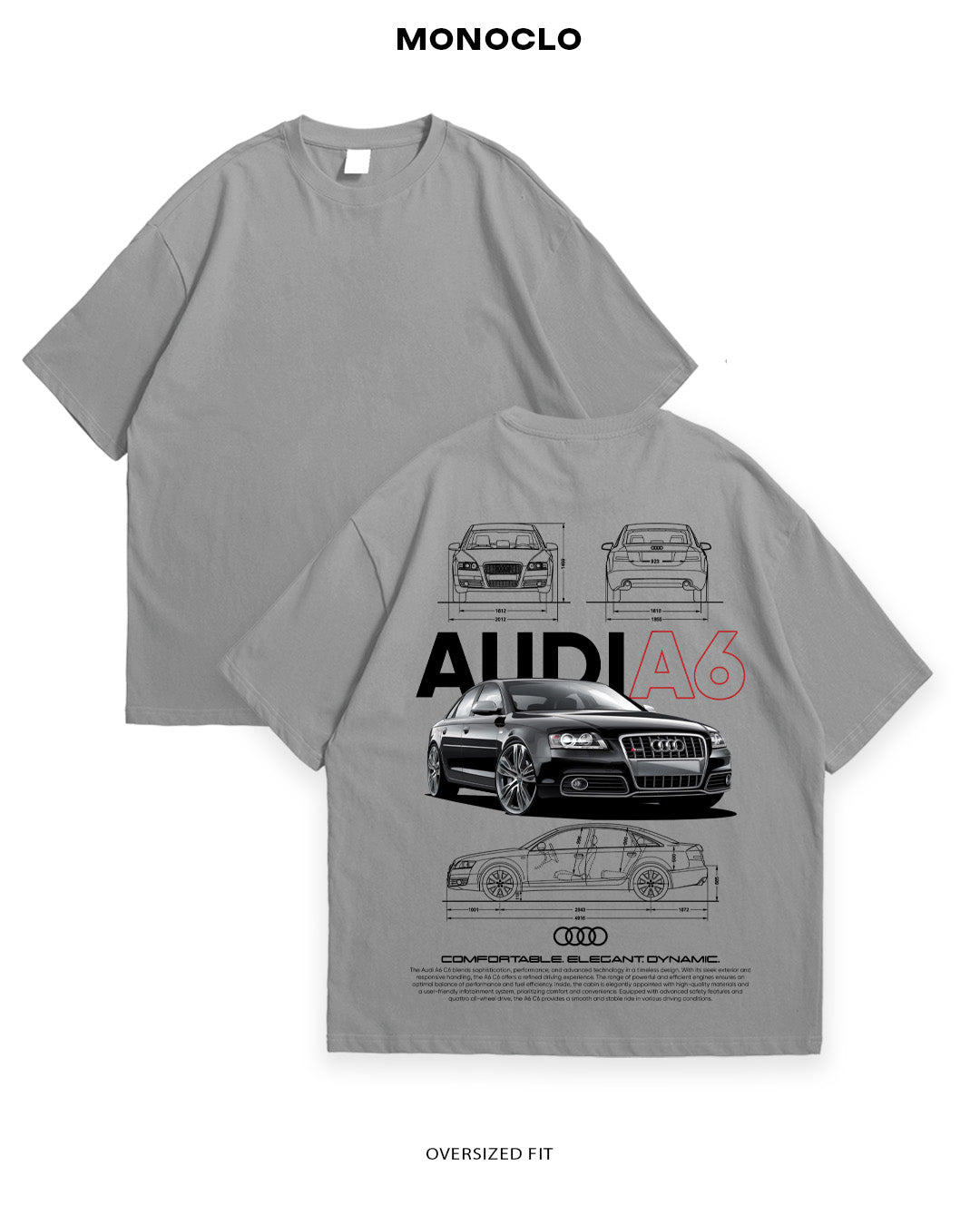 Футболка Monoclo Audi A6 - MONOCLO UA