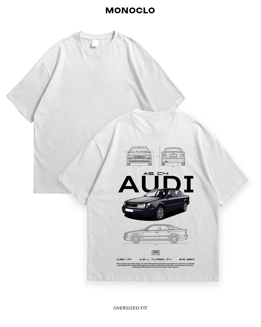 Футболка Monoclo Audi A6 C4 - MONOCLO UA