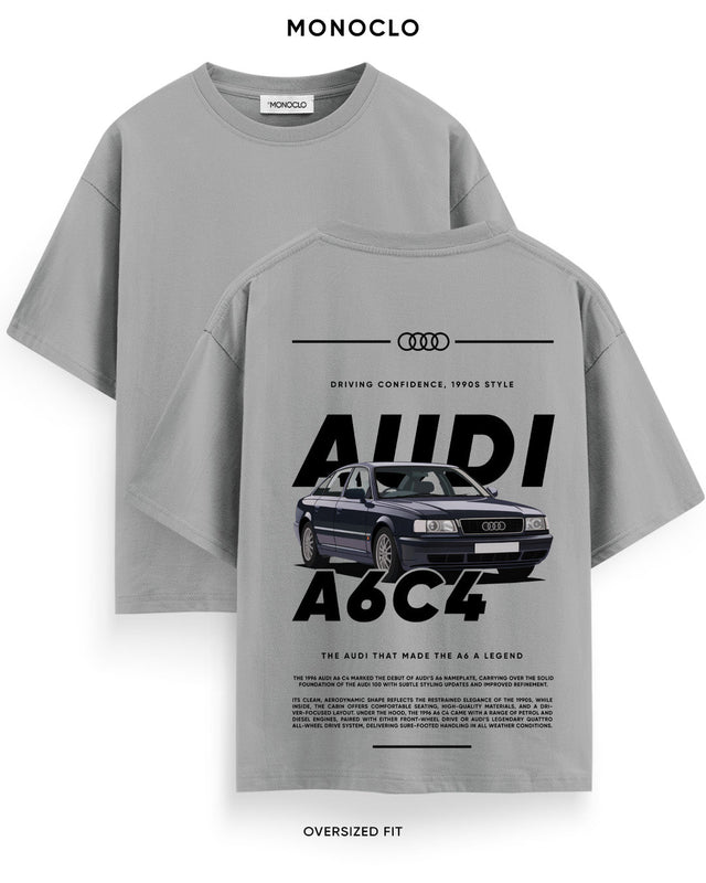 Футболка Monoclo Audi A6 C4 - shop_name Графітовий