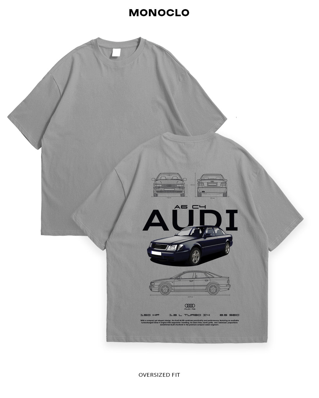 Футболка Monoclo Audi A6 C4 - MONOCLO UA