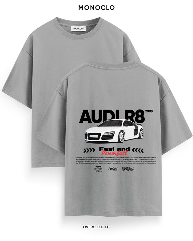 Футболка Monoclo Audi R8 2008 - shop_name Графітовий