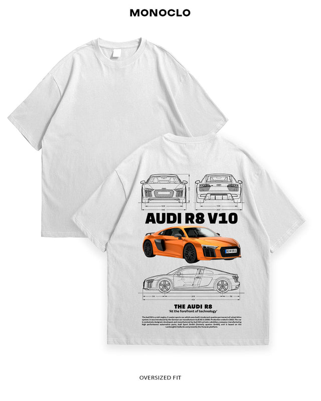 Футболка Monoclo Audi R8 V10 Orange - MONOCLO UA